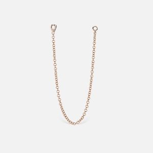 Maria Tash Long Rose Gold Chain